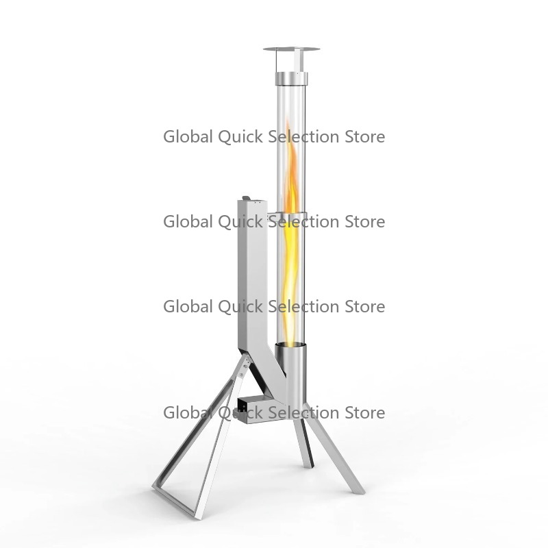 Outdoor Camping Heater - Buiten pelletkachel van roestvrij staal voor