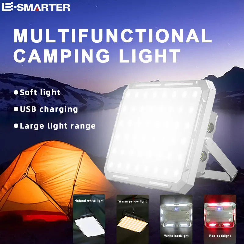Outdoor Camping Tent Waterproof - LED-campingtentlicht Oplaadbaar zoeklicht Krachtige noodverlichting voor