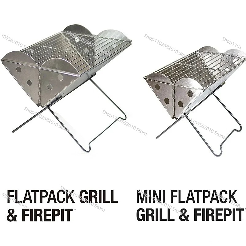 Outdoor Camping Fire Pit - Stabiele draagbare buiten camping rugzak barbecue