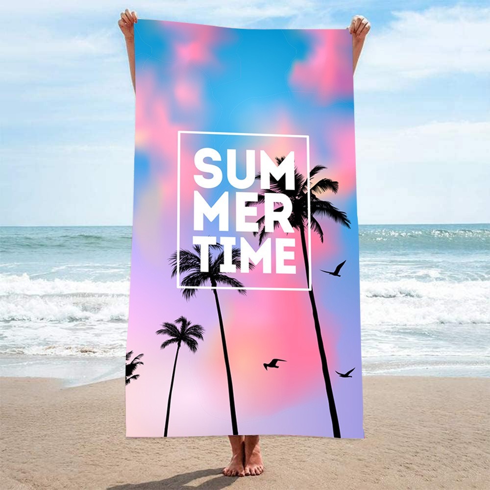 Outdoor Camping Mat - Brief Palmboom Strandlaken 100x180CM Badhanddoek Microfiber