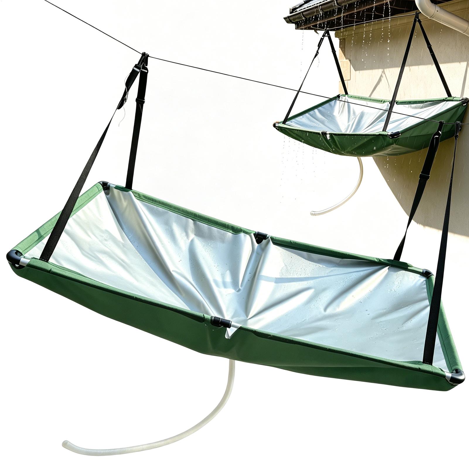 Outdoor Camping Water Filter - 1 st Regenopvangbak voor tuin Wateroogstdoek