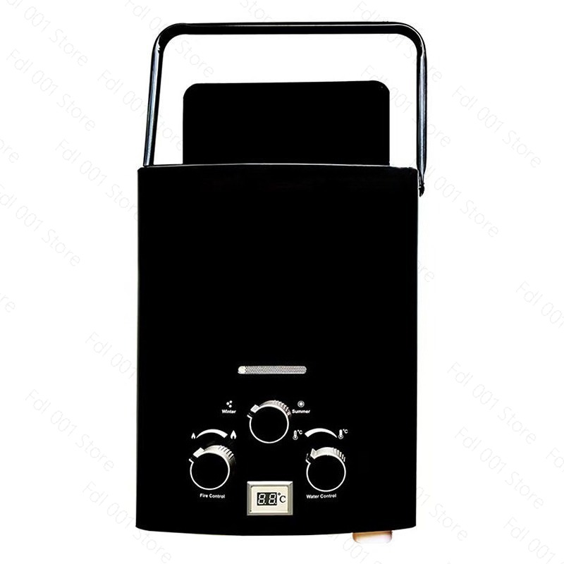 Outdoor Camping Hot Water Shower - 6L Draagbare Gasboiler voor Buiten, Kamperen,