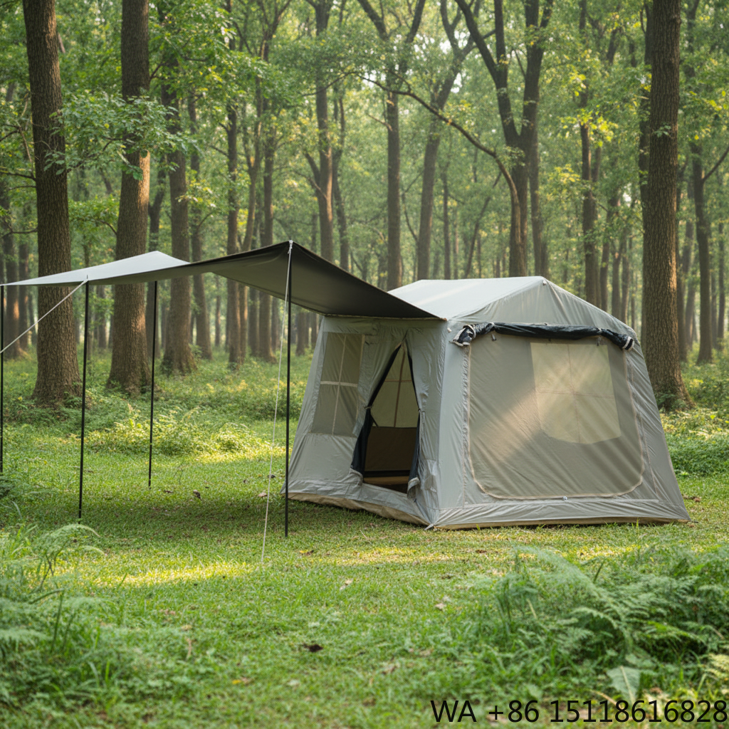 Outdoor Camping Tent Waterproof - 6.5+9 4.6 vierkante meter 1-4 persoons