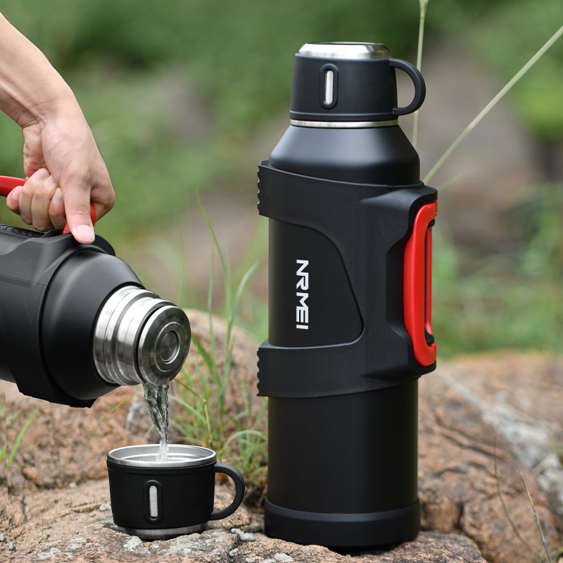 Outdoor Camping Water Filter - Roestvrij staal geïsoleerde kruik met theefilter