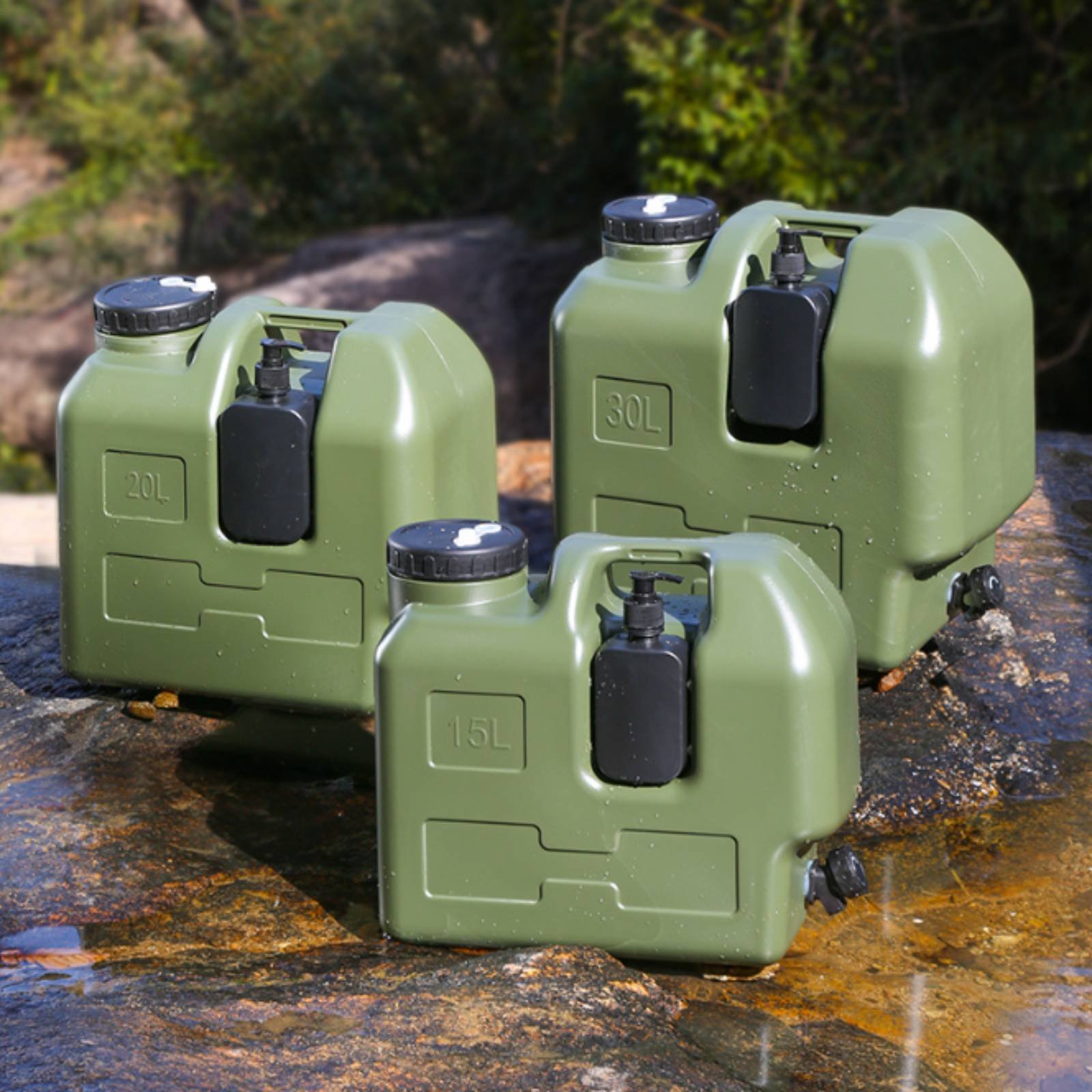 Outdoor Camping Food - Watercontainer met kraan Food Grade PE