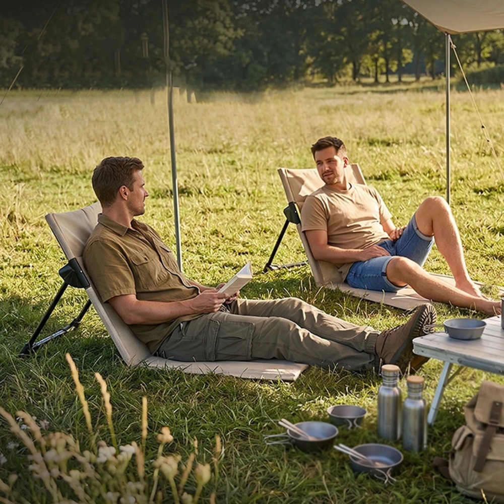 Outdoor Camping Recliner - Strandvakantie Opvouwbare stoel Park Speelveld Vrije