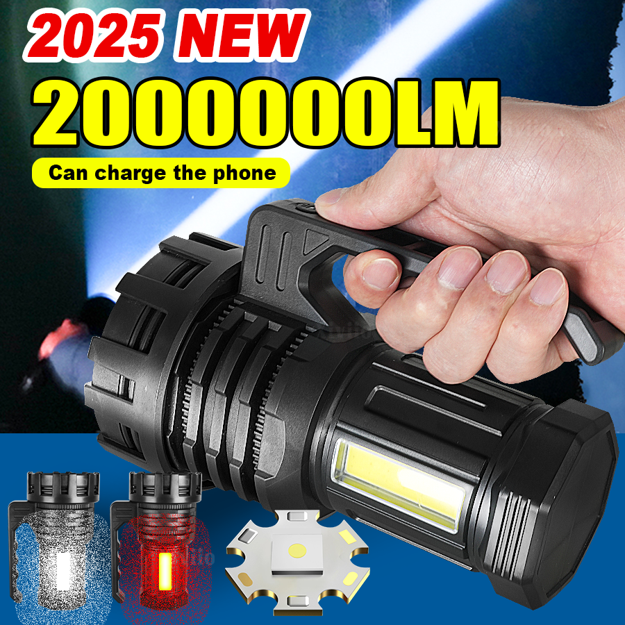 Camping Lantern - 2025 NIEUWE Krachtige Zoeken Zaklampen Oplaadbare
