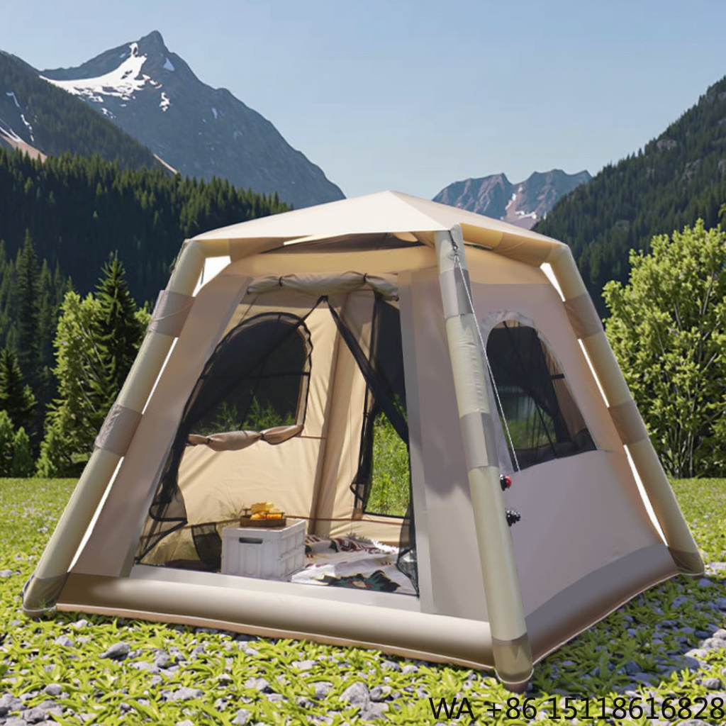 Outdoor Camping Tent Waterproof - Luxe Oxford Opblaasbare Campingtent, Eenvoudig Op