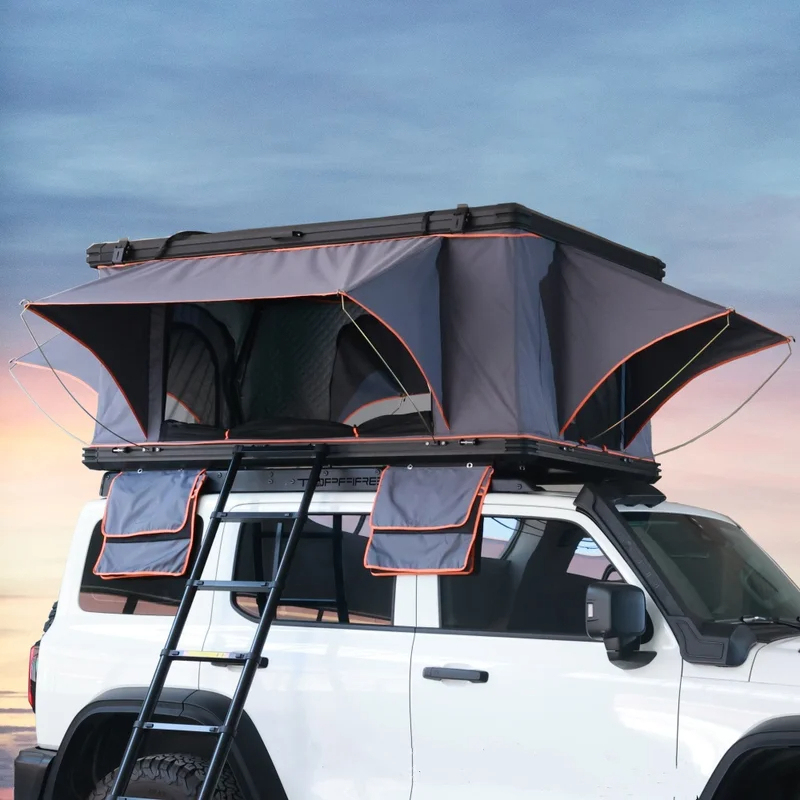 Outdoor Camping House - Aluminium 4-persoons dakkoffer hard camping auto