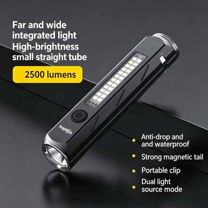 Outdoor Camping Light Portable - LED-zaklamp met sterk licht Type-C Opladen