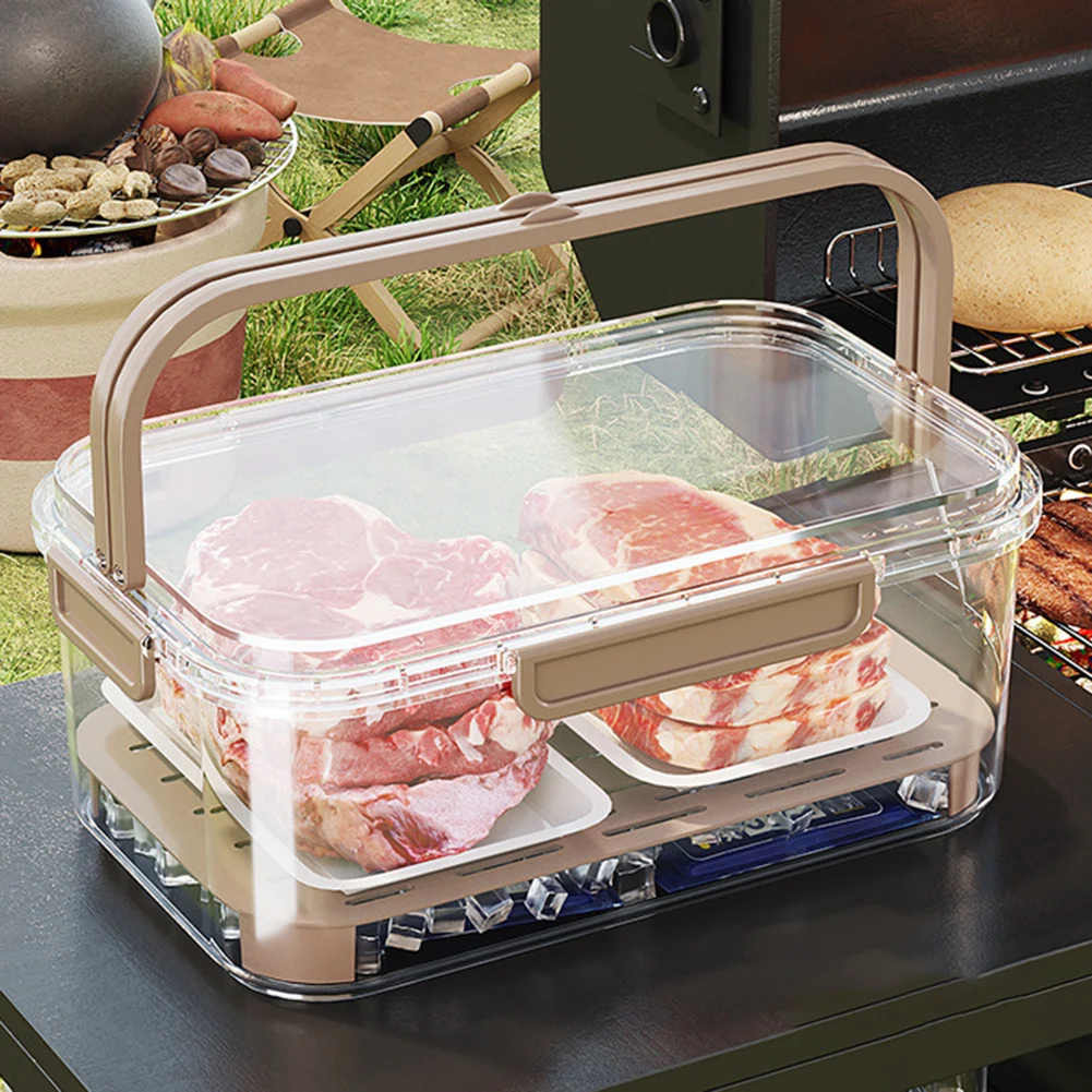 Outdoor Camping Food - Draagbare voedselopslagcontainer Luchtdichte frisheidsdoos met grote
