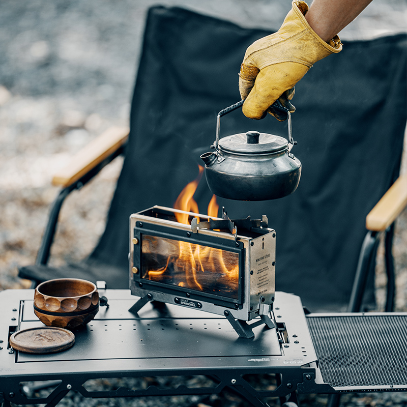Outdoor Camping Heater - Goout Springhill Houtkachel Draagbare Vierkante Kachel