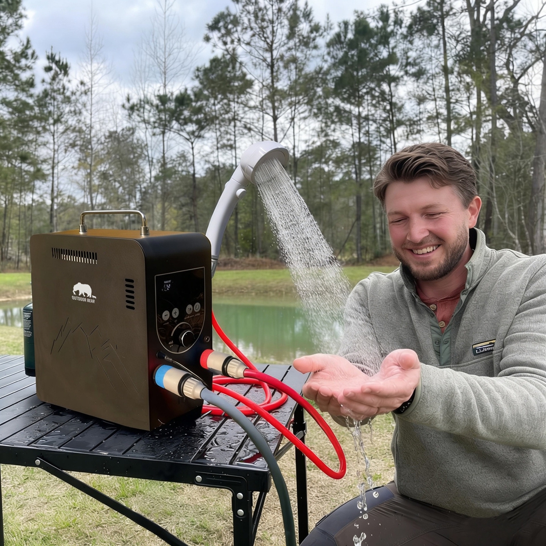 Outdoor Camping Heater - Draagbare gasboiler voor buitengebruik | Waterverwarmer