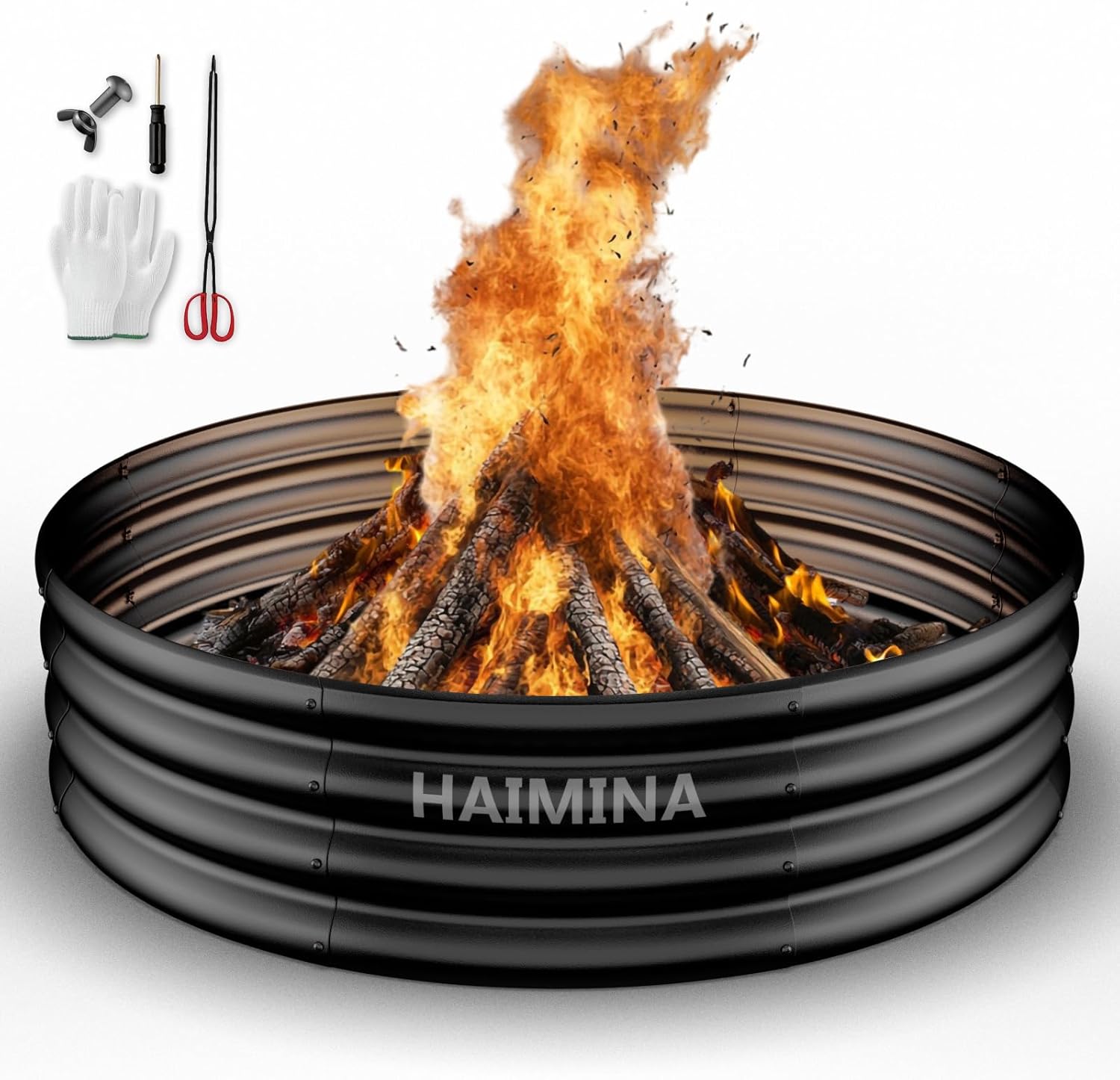 Outdoor Camping Fire Pit - 36 inch zware vuurhaardring voor buiten,