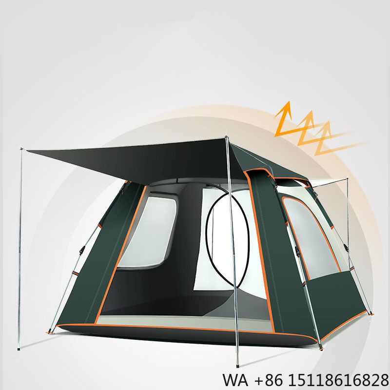 Outdoor Camping Tent Waterproof - Grote kampeertentset, opzetbare instanttent, ultralicht, waterdicht,