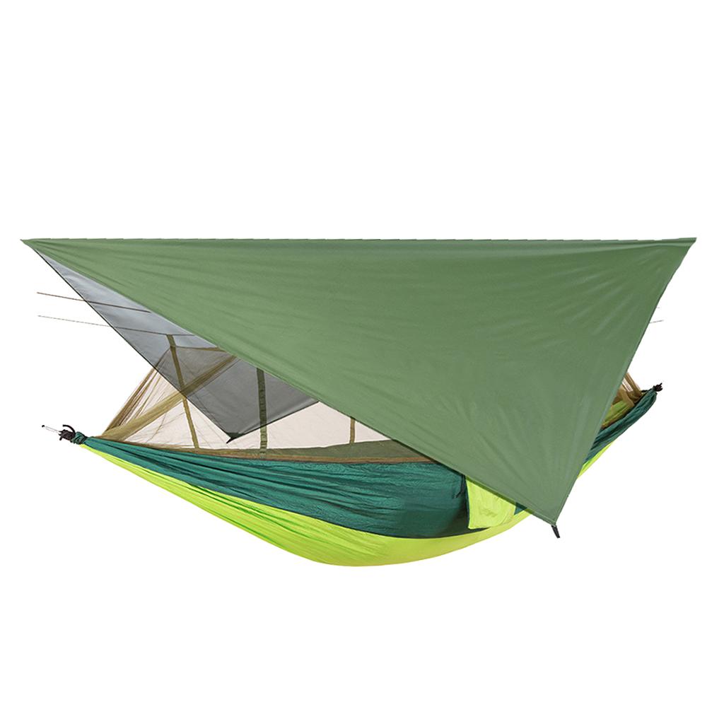 Outdoor Camping Hammock - Outdoor-wandelhangmatten met muskietennet en waterdicht zeil,