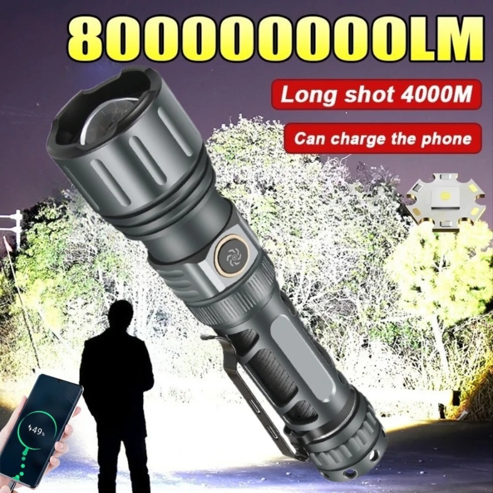 Camping Lantern - Superheldere zaklamp Draagbare oplaadbare LED-lamp Tactische