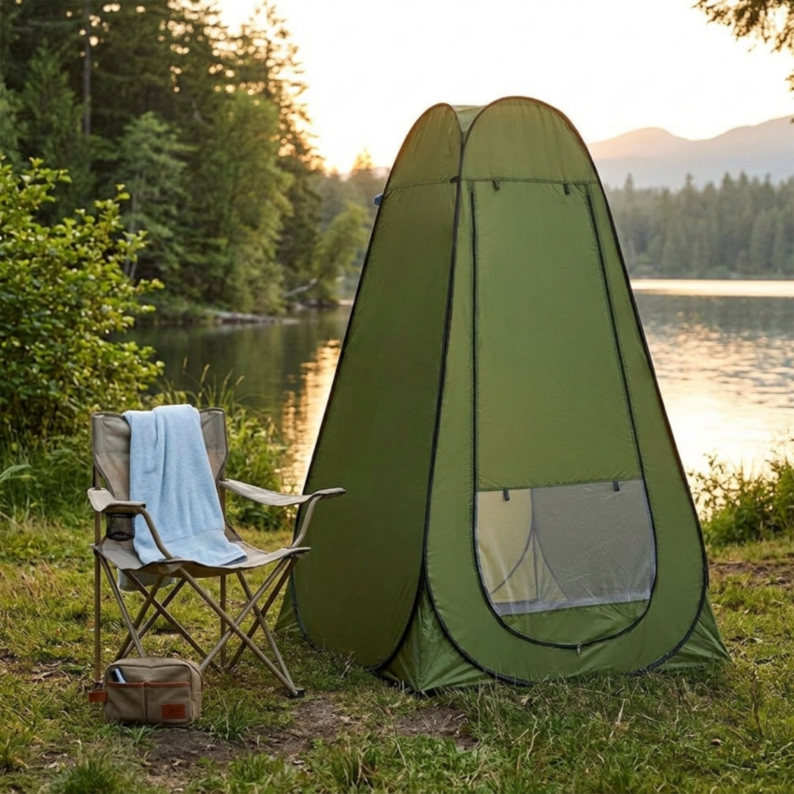 Outdoor Camping Bag - Campingdouchetent Snelle opzet Kleedtent Draagbare kleedkamer