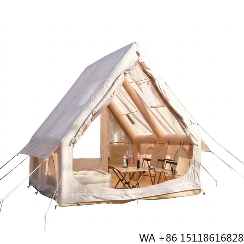 Outdoor Camping Tent Waterproof - Opblaasbare tent met afneembaar dakraam, snelle