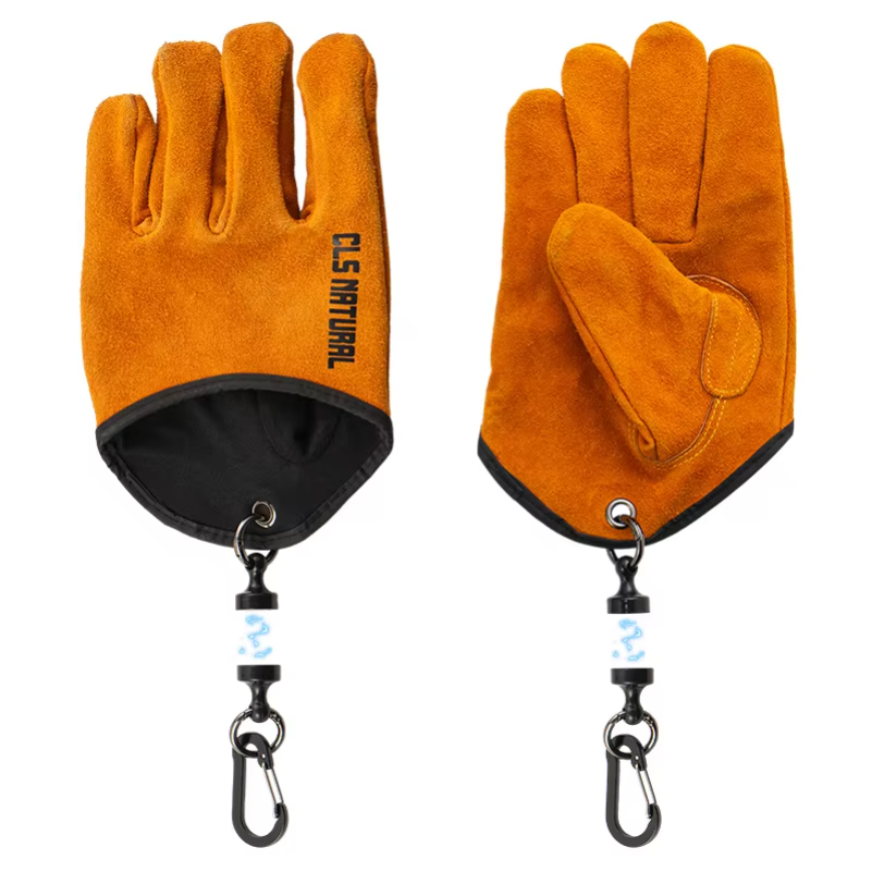 Outdoor Camping Bbq - Hittebestendige BBQ-handschoenen, handschoenen van rundleer voor