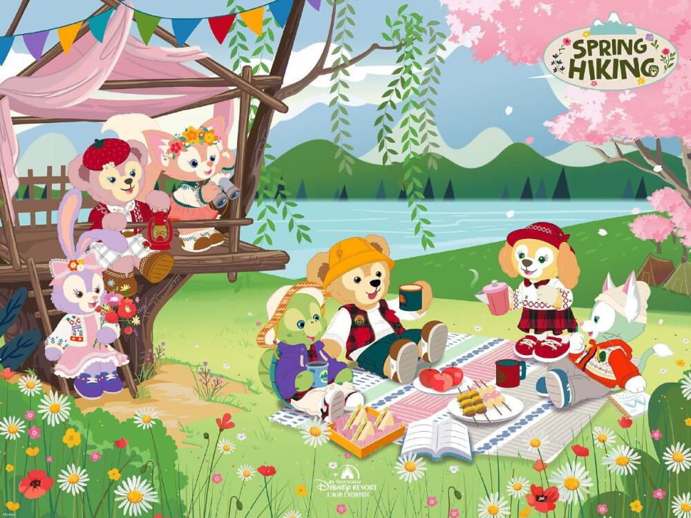 Outdoor Camping Games For Adults - Disney Friends Spring Camping 500 1000