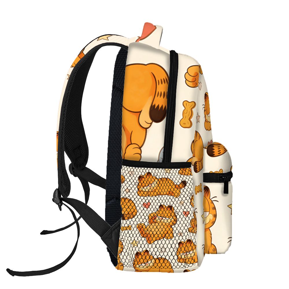 Outdoor Camping Bag - Grappige luie Garfield-rugzak met ster-hartprint Leuke