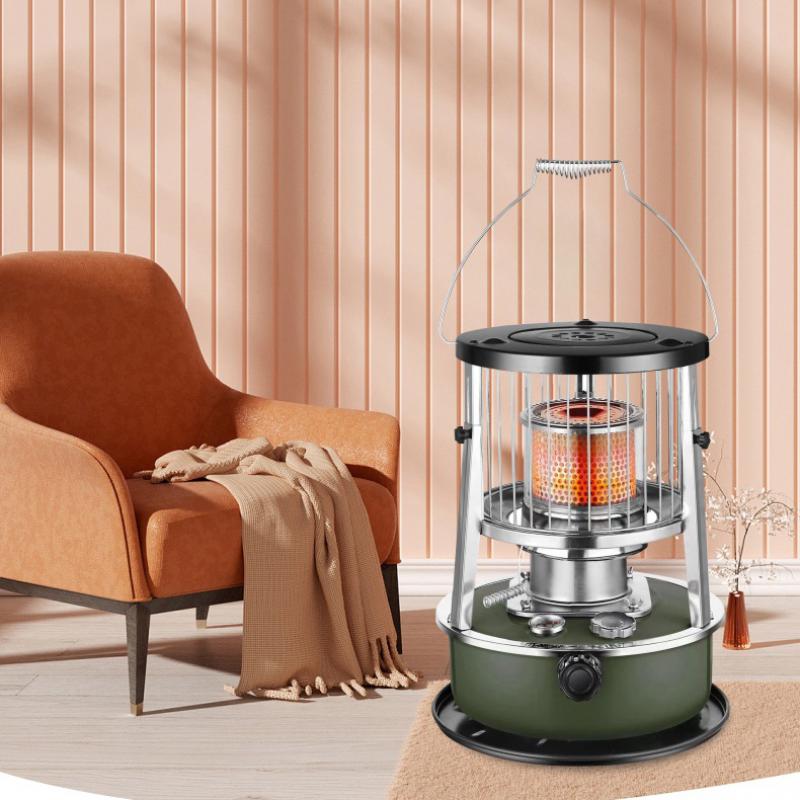Outdoor Camping Heater - Draagbare kerosinekachelverwarmer voor kamperen, olietankcapaciteit, buitenbenodigdheden,