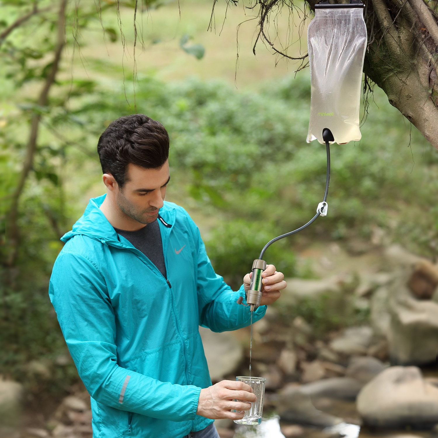 Outdoor Camping Water Filter - Miniwell Outdoor Draagbare Zwaartekracht Waterfiltersysteem Met