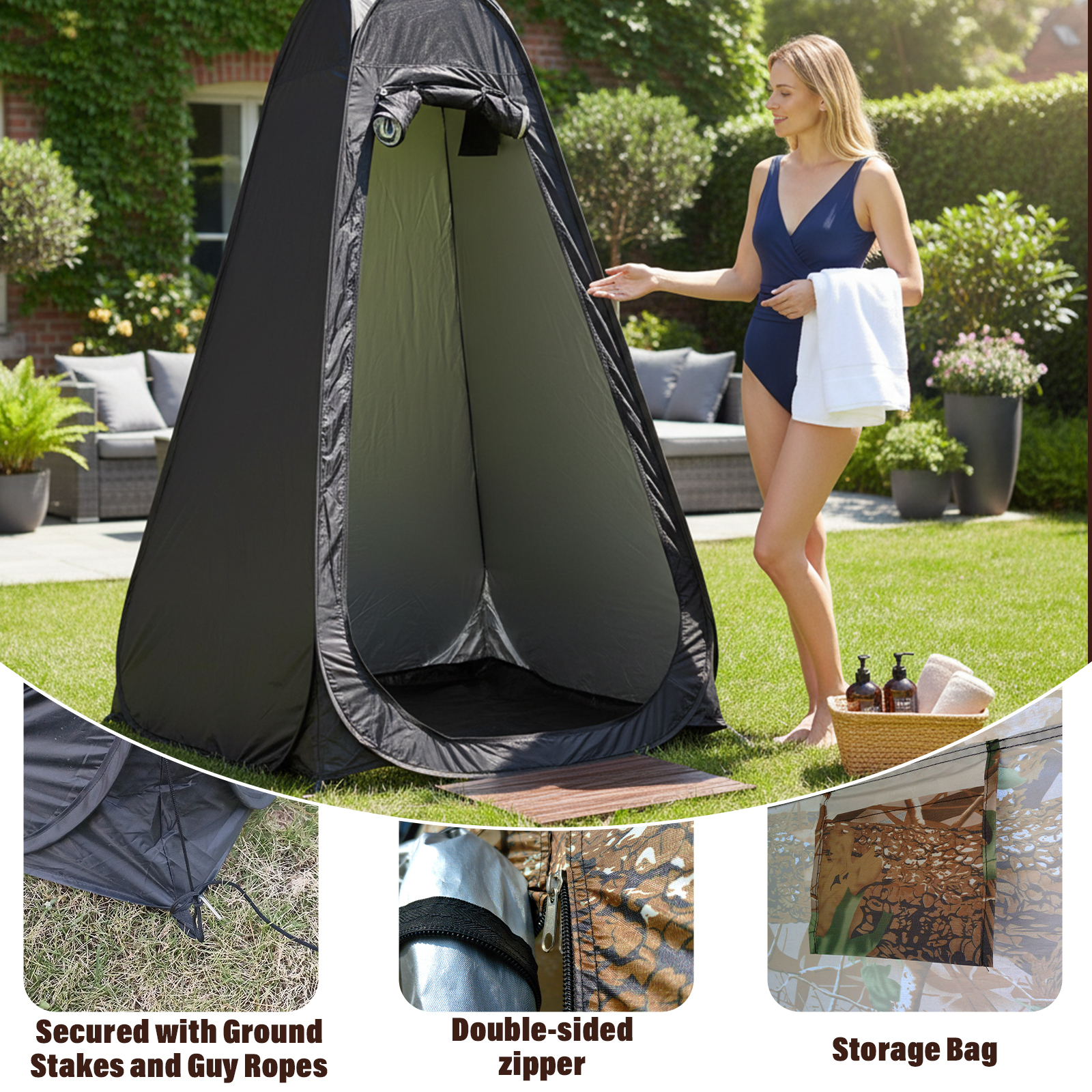 Extra grote draagbare zonnesch - Outdoor Camping House recensie en prijs