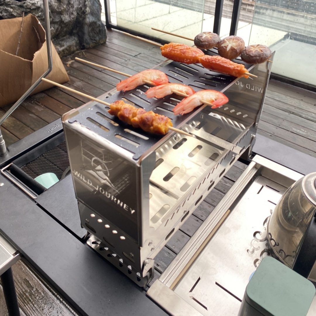 SmiloDon Camping Opvouwbare Ko - Outdoor Camping Fire Pit recensie en prijs