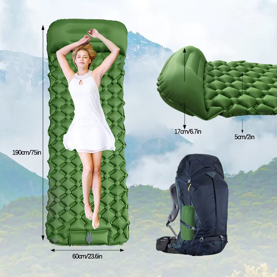 190*60 cm Outdoor Camping Opbl - Outdoor Camping Mat recensie en prijs