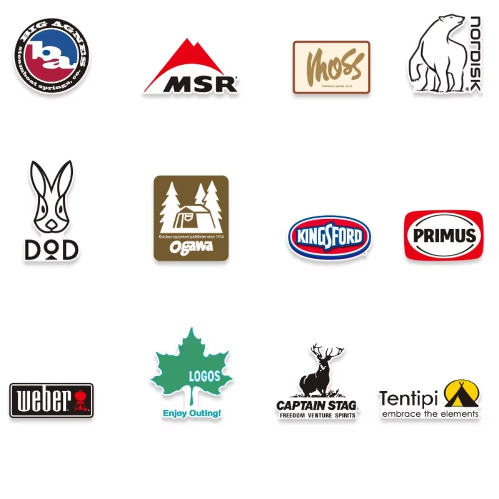 20 stuks Outdoor Stickers Pack - Outdoor Camping Brands recensie en prijs