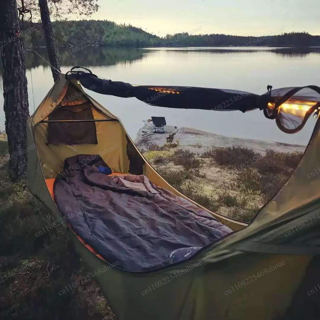 Waterdichte hangmat met luifel - Outdoor Camping Hammock recensie en prijs