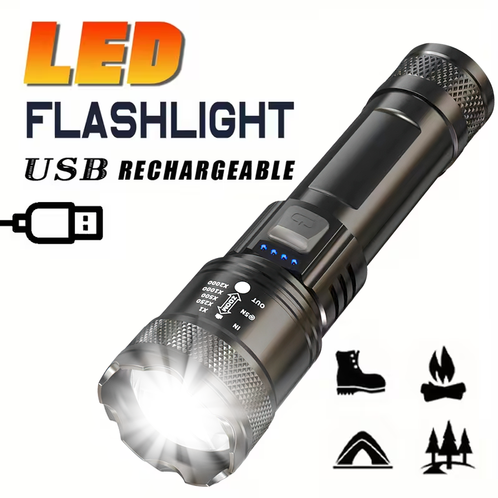 Superheldere LED-zaklamp USB o - Camping Lantern recensie en prijs
