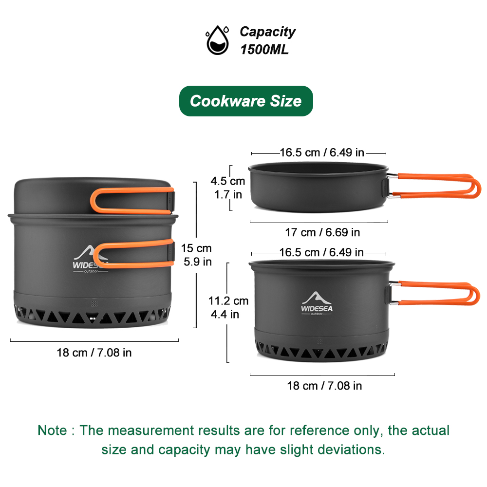 Campingservies Outdoor pannens - Outdoor Camping Cooking Equipment recensie en prijs
