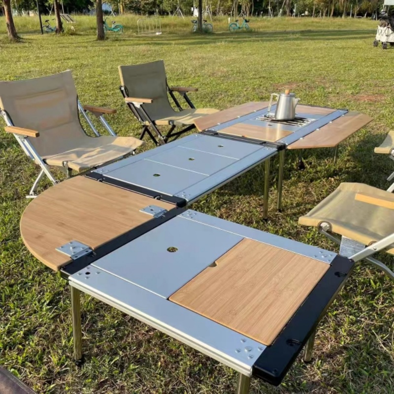 Tryhomy IGT Tafel Bamboe Verle - Outdoor Camping Kitchen Table recensie en prijs