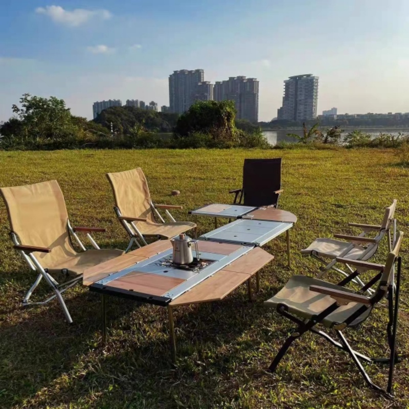 Tryhomy IGT Tafel Bamboe Verle - Outdoor Camping Kitchen Table recensie en prijs