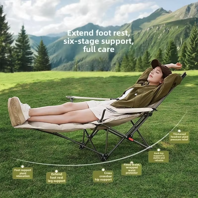 Opvouwbare relaxstoel, draagba - Outdoor Camping Recliner recensie en prijs