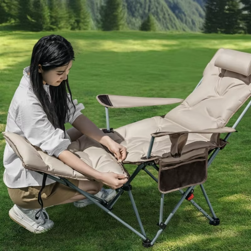 Opvouwbare relaxstoel, draagba - Outdoor Camping Recliner recensie en prijs
