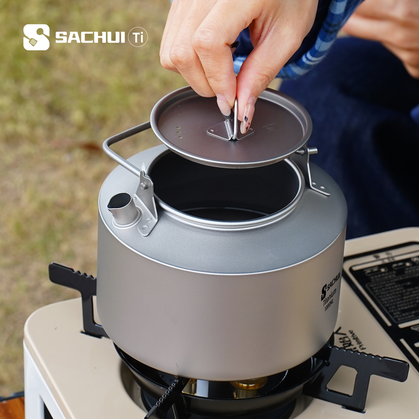 1000ML Pure Titanium Ketel Out - Outdoor Camping Cooking Equipment recensie en prijs