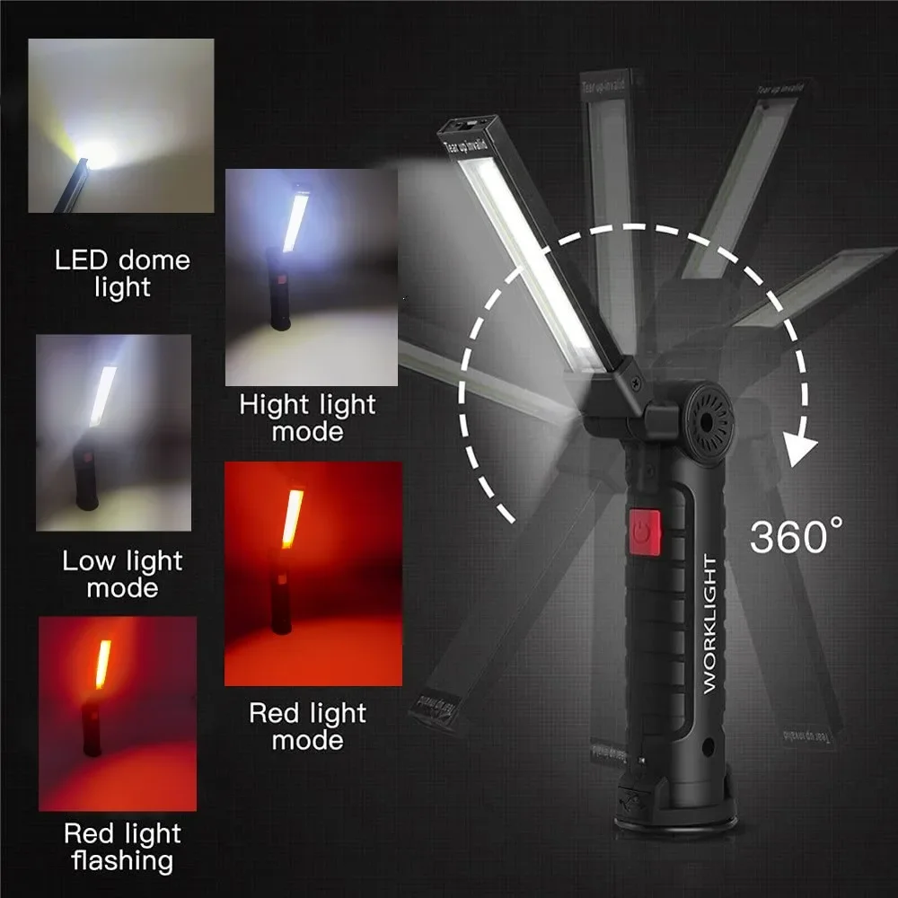 Draagbare COB LED-zaklamp USB  - Camping Lantern recensie en prijs