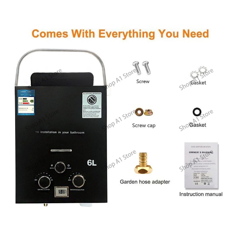 Waterverwarmer 6L Outdoor Camp - Outdoor Camping Hot Water Shower recensie en prijs