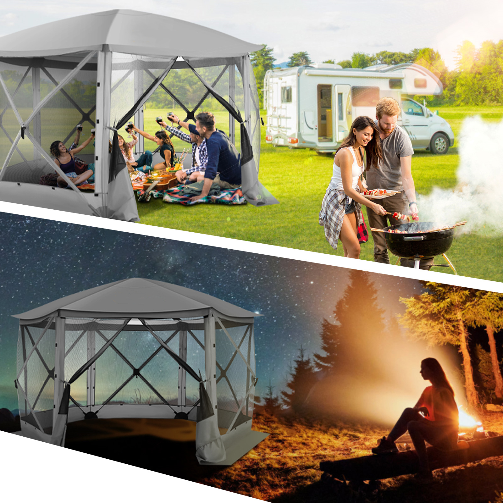 Pop-Up Tuinhuisje Scherm Tent  - Outdoor Camping House recensie en prijs