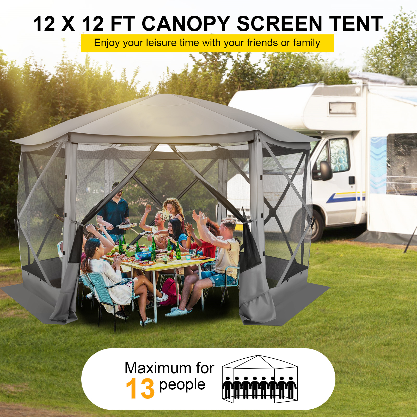Pop-Up Tuinhuisje Scherm Tent  - Outdoor Camping House recensie en prijs