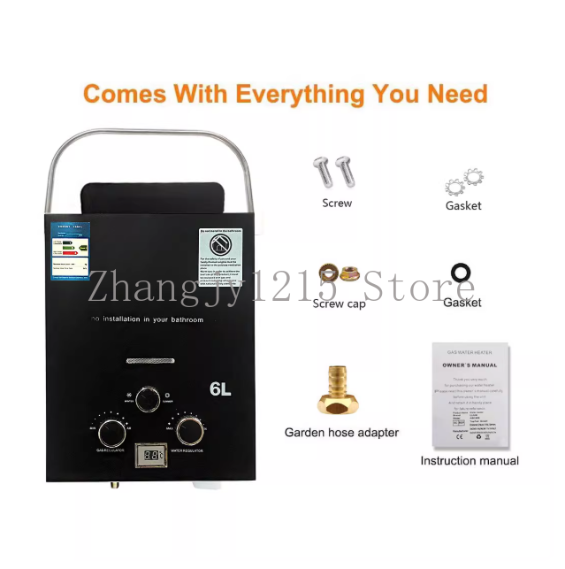 Propaan LPG Gas Tankless Boile - Outdoor Camping Hot Water Shower recensie en prijs
