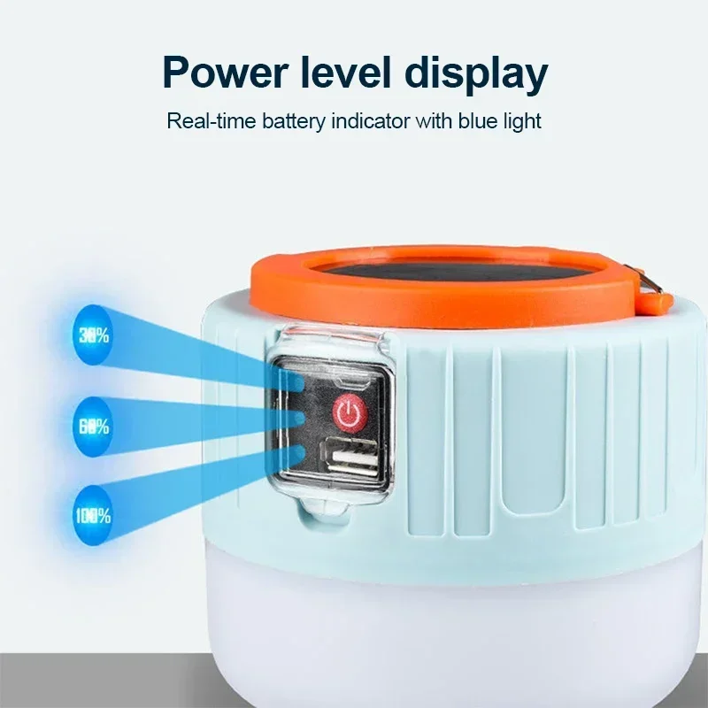 LED-campinglamp op zonne-energ - Outdoor Camping House recensie en prijs