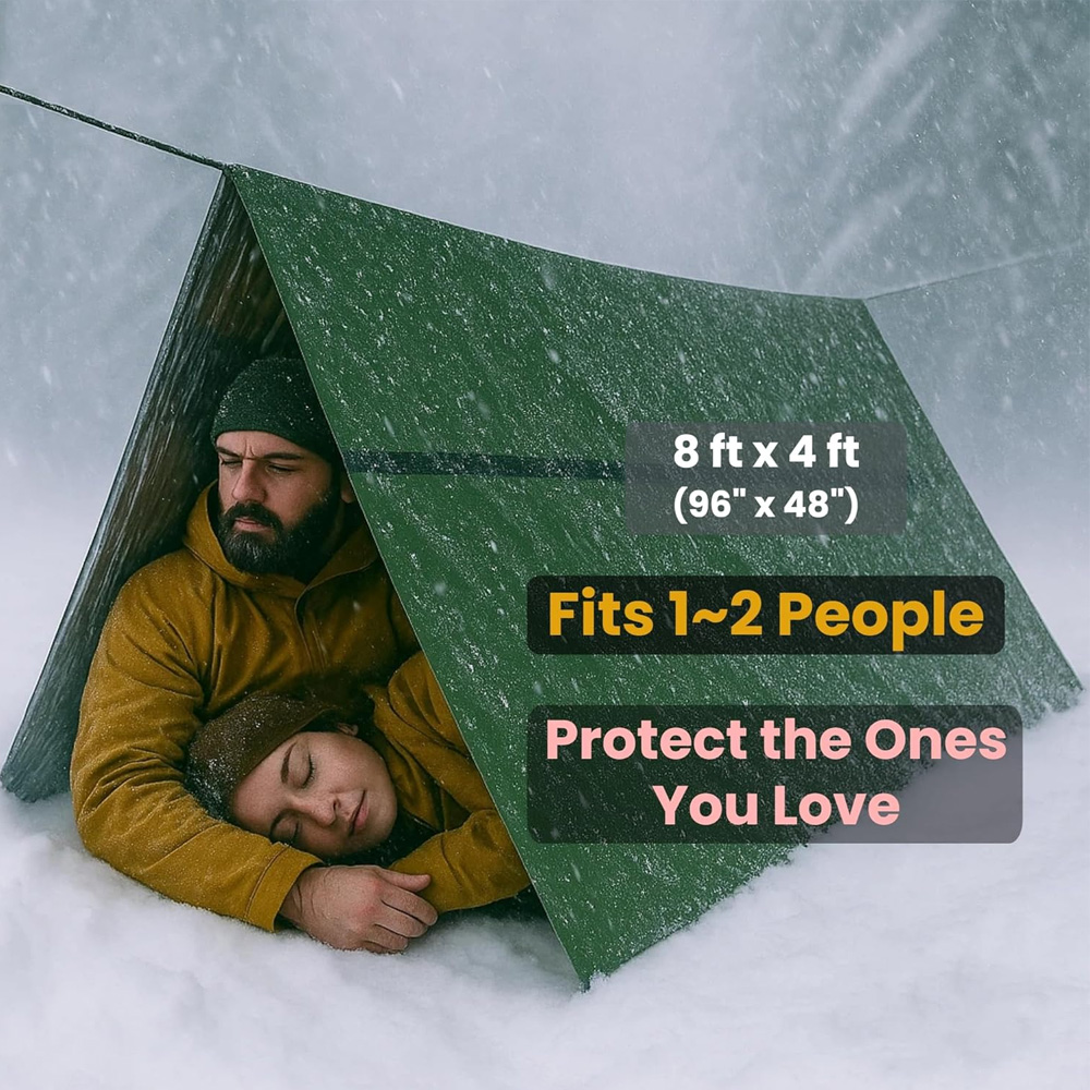 Noodtent voor 2 personen, wate - Outdoor Camping House recensie en prijs