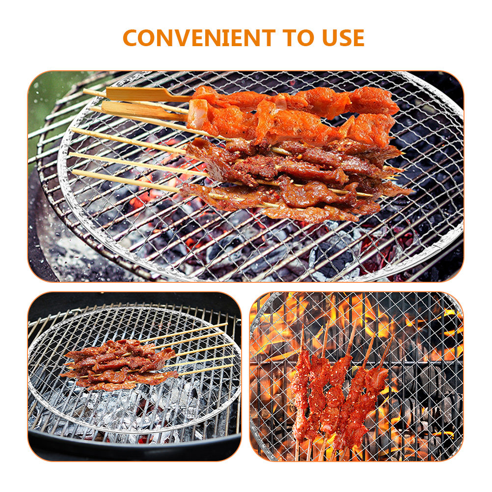 10 Stuks Bbq Grill Mesh Vuurpl - Outdoor Camping Fire Pit recensie en prijs