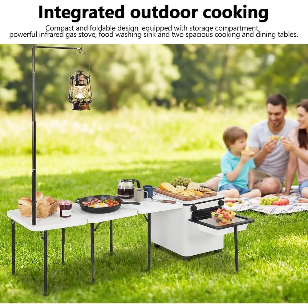 Draagbare opvouwbare buitenkeu - Outdoor Camping Kitchen Table recensie en prijs