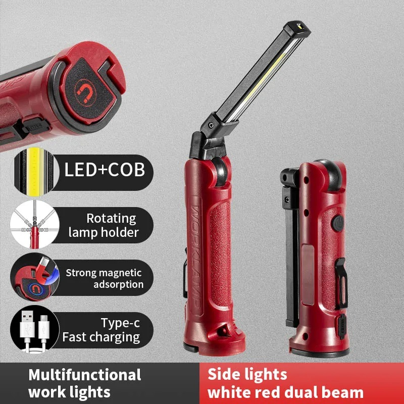 COB LED-werklamp Oplaadbare op - Camping Lantern recensie en prijs
